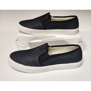 Black Slip-On Sneakers